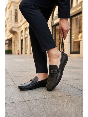 Pierre Cardin 90305 Rahat Esnek Hakiki Deri Erkek Loafer Ayakkabı