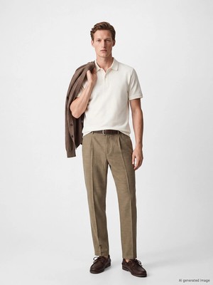 Lc Waikiki Yeni Sezon Regular Fit Keten Karışımlı Erkek Pileli Pantolon