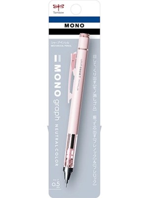 Tombow Mono Graph Neutral 0.5mm Mekanik Kurşun Kalem Mat Pembe / DPB-141C