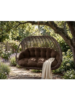 SİTEHOME Çift Kişilik Salıncak Minderi (Sadece Minder) 60X120 cm Oturma