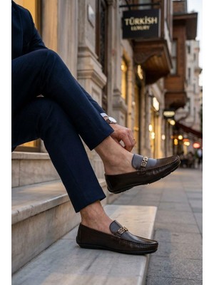 Pierre Cardin 90237 Rahat Esnek Hakiki Deri Erkek Loafer Ayakkabı