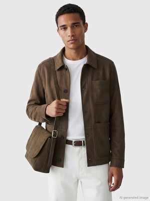 Lc Waikiki Yeni Sezon Slim Fit Erkek Süet Ceket