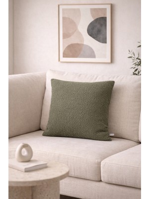 Typoniq Attitude Included Premium Odin Bukle Dokuma Yeşil Kırlent Kılıfı (43X43 Cm)