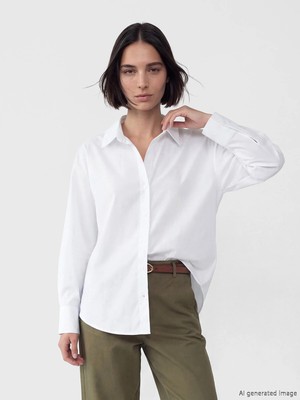 Lc Waikiki Yeni Sezon Poplin Kadın Gömlek