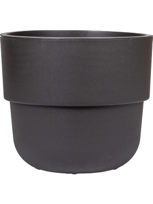 Herdekora Plastik Saksı Siyah 36.5X32 Cm.