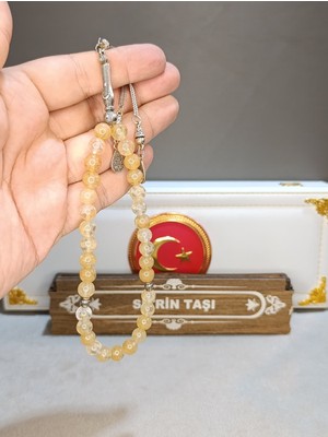 Sitrin Taşı Tesbih Doğaltaş