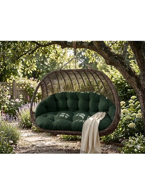SİTEHOME Çift Kişilik Salıncak Minderi (Sadece Minder) 60X120 cm Oturma