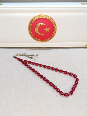 Halil Koçak Ateş Kehribar Tesbih Usta Yapımı ve Imzalı