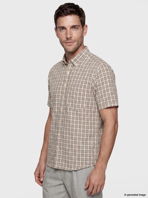 Lc Waikiki Yeni Sezon Regular Fit Ekose Poplin Erkek Gömlek