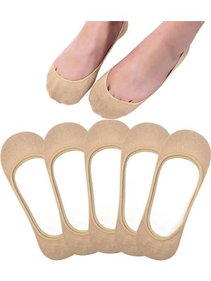UZN Socks Kadın Pamuklu Dikişsiz Babet Çorap 6’lı Paket – Görünmez Ince Yazlık Günlük Çorap