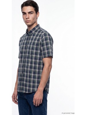Lc Waikiki Yeni Sezon Regular Fit Ekose Poplin Erkek Gömlek