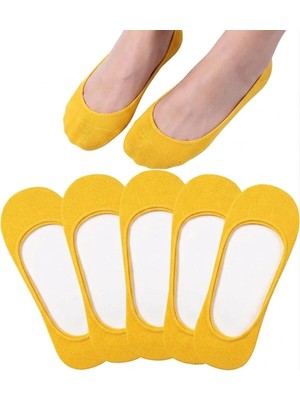 UZN Socks Kadın Pamuklu Dikişsiz Babet Çorap 6’lı Paket – Görünmez Ince Yazlık Günlük Çorap