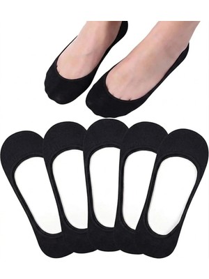 UZN Socks Kadın Pamuklu Dikişsiz Babet Çorap 6’lı Paket – Görünmez Ince Yazlık Günlük Çorap