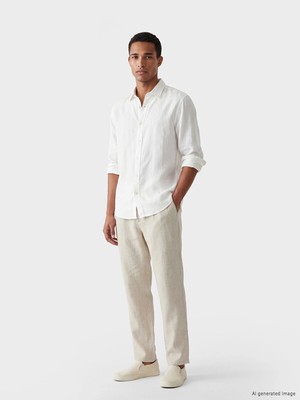 Lc Waikiki Yeni Sezon Regular Fit %100 Keten Erkek Pantolon