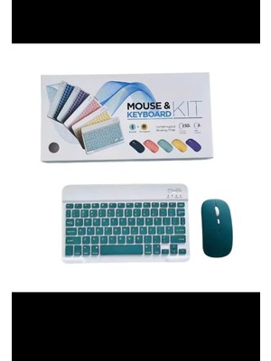 Holatec Mause ve Klavye Tüm Cihazlara Uyumlu Bluetooth Şarj Edilir Klavye ve Maus