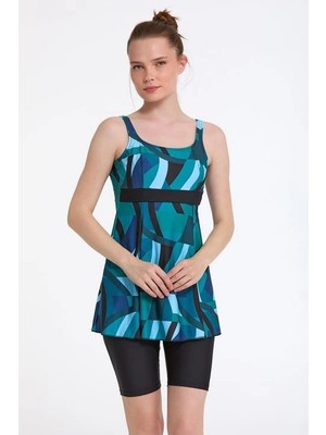 Ang Butik Argento 0551-326 Kadın Taytlı Tankini