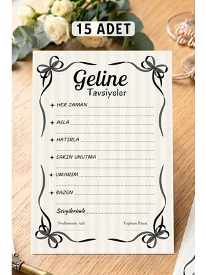 Metranya Geline Tavsiyeler 15 Adet Bekarlığa Veda Partisi Soru Kartları Bride To Be Nedime Oyun Kartı Düğün