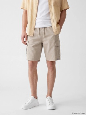 Lc Waikiki Yeni Sezon Regular Fit Beli Lastikli Erkek Kargo Şort