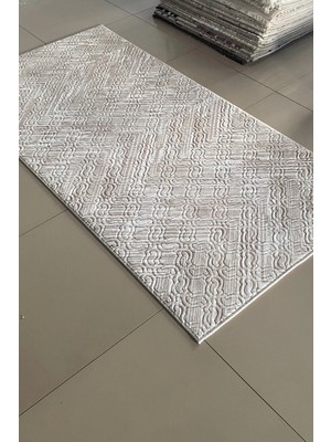 Polaris Halı Kaymaz Taban, Kabartmalı, Salon, Mutfak, Koridor,yatak Odası, Kesme Yolluk Halı 7049 Vizon
