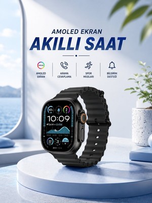 YF Tekstil Ambalaj Akıllı Saat Bluetooth Bağlantılı Nfc ve Gps Uyumlu Nabız Ölçer Sesli Görü? - YFTA164105-4