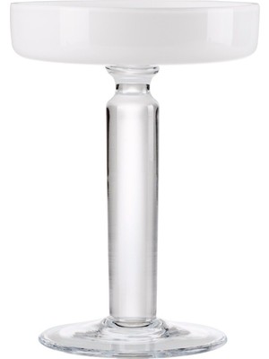 Paşabahçe Ayaklı Servis 12 cm Opal Krem, Şık Servis Tepsisi