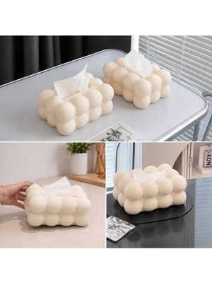 Lui Tasarım Peçetelik Seramik Pinterest Model Şık Zarif Dekoratif 18*11*8 cm