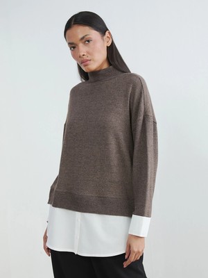 Lc Waikiki Yeni Sezon Soft Touch Oversize Kadın Sweatshirt Tunik