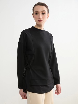 Lc Waikiki Yeni Sezon Soft Touch Oversize Kadın Sweatshirt Tunik