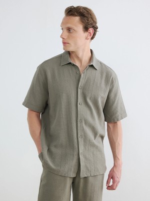 Lc Waikiki Yeni Sezon Regular Fit Dokulu Erkek Gömlek