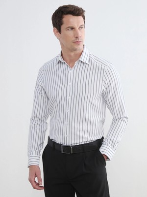 Lc Waikiki Yeni Sezon Slim Fit Çizgili Erkek Gömlek