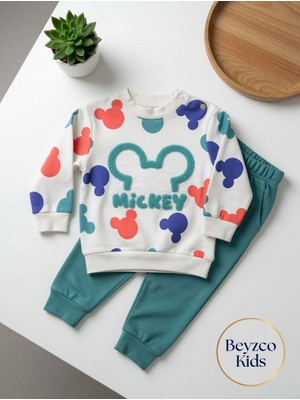 Beyzco Kids Bebek , Nakışlı Alt Üst Takım