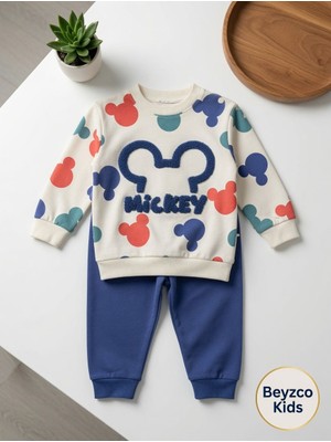 Beyzco Kids Bebek , Nakışlı Alt Üst Takım