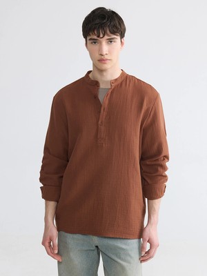 Lc Waikiki Yeni Sezon Regular Fit Hakim Yaka Erkek Dokulu Gömlek