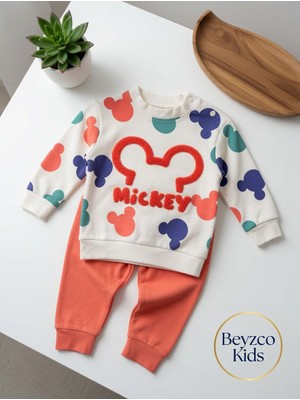 Beyzco Kids Bebek , Nakışlı Alt Üst Takım