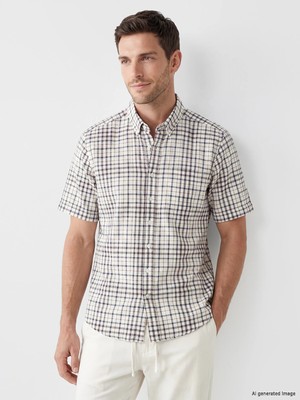 Lc Waikiki Yeni Sezon Regular Fit Ekose Poplin Erkek Gömlek
