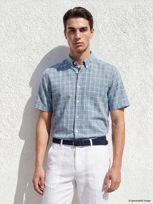 Lc Waikiki Yeni Sezon Regular Fit Kareli Erkek Gömlek