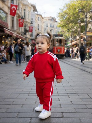 Beyzco Kids Kız Bebek Eşofman Takımı