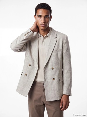 Lc Waikiki Yeni Sezon Regular Fit Keten Karışımlı Erkek Blazer Ceket