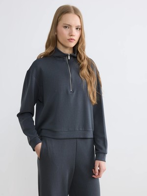 Lc Waikiki Yeni Sezon Soft Touch Oversize Kadın Sweatshirt