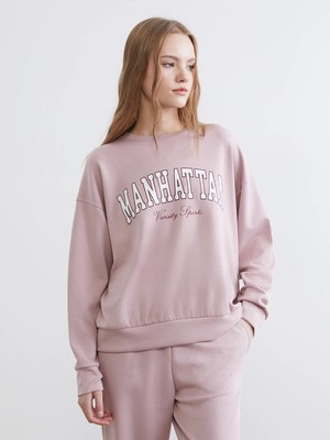 Lc Waikiki Yeni Sezon Manhattan Baskılı Soft Touch Kadın Sweatshirt