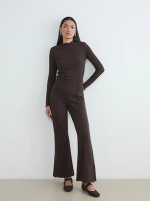 Lc Waikiki Yeni Sezon Beli Lastikli Ispanyol Paça Kadın Pantolon