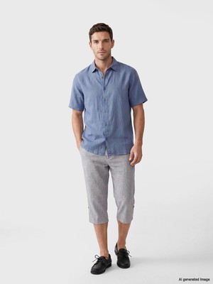 Lc Waikiki Yeni Sezon Regular Fit Keten Karışımlı Erkek Şort
