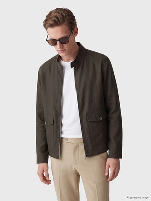 Lc Waikiki Yeni Sezon Regular Fit %100 Keten Erkek Ceket