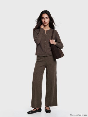 Lc Waikiki Yeni Sezon Beli Lastikli Geniş Paça Kadın Pantolon