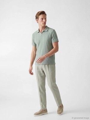 Lc Waikiki Yeni Sezon Regular Fit Keten Karışımlı Erkek Pileli Pantolon