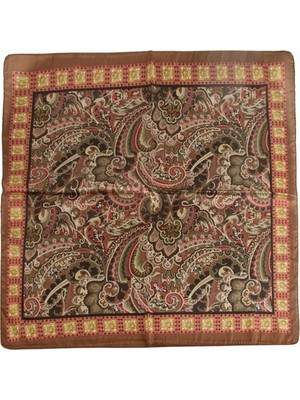 Özssay Çiçek Desenli Zr Şifon Fular 50*50 cm