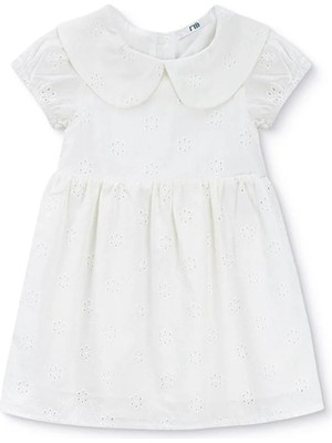 Mothercare Kız Bebek Elbise Çiçek Baskılı Bebe Yaka Kısa Kol