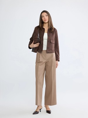 Lc Waikiki Yeni Sezon Loose Fit Geniş Paça Kadın Pileli Pantolon