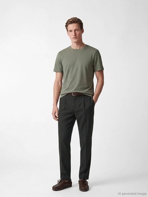 Lc Waikiki Yeni Sezon Regular Fit %100 Keten Erkek Pileli Pantolon