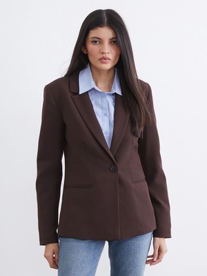 Lc Waikiki Yeni Sezon Krep Kadın Blazer Ceket